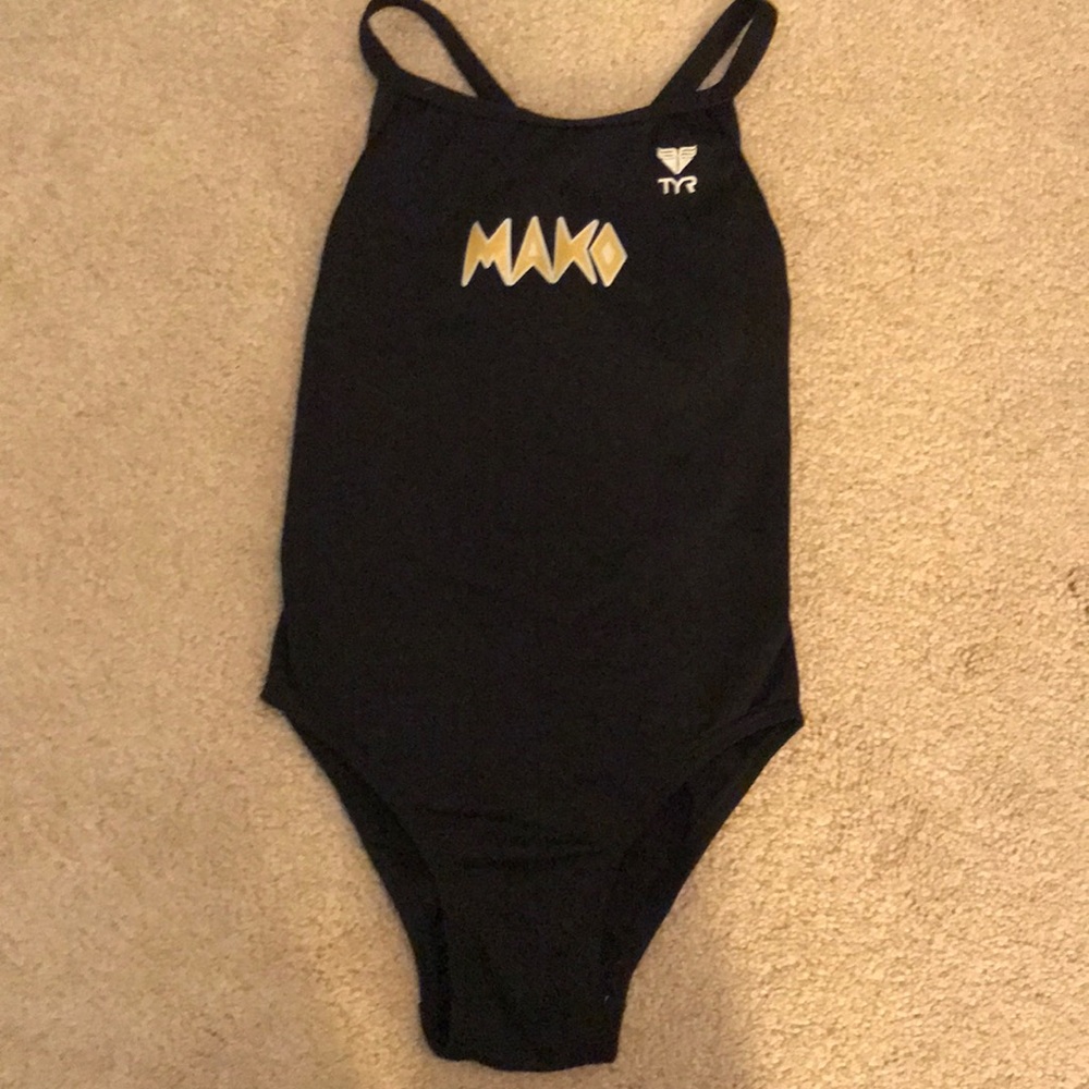 Black One piece swim suit
